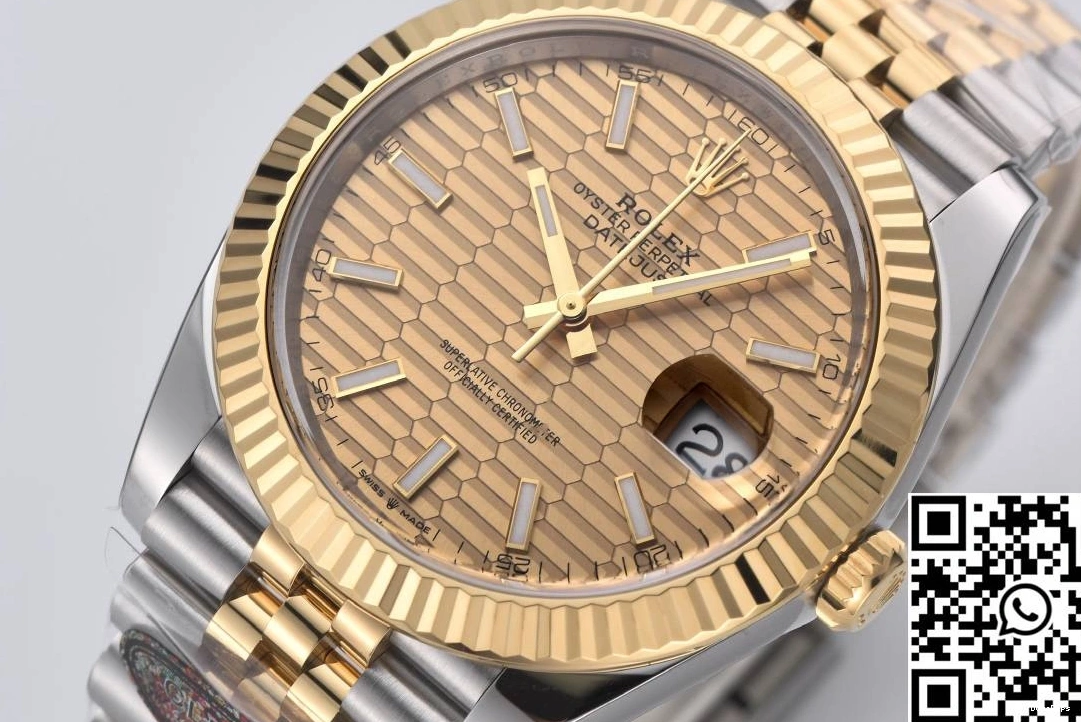 Rolex Motif Dial Gold Clean Factory Datejust M126333 0304